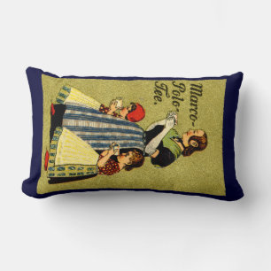 1915 Genießen Sie Marco Polo Tee Lendenkissen