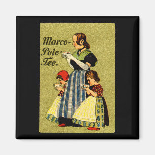 1915 genießt Marco Polo Tea Magnet
