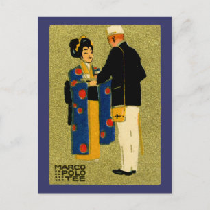 1915 Marco Polo Tea Postkarte