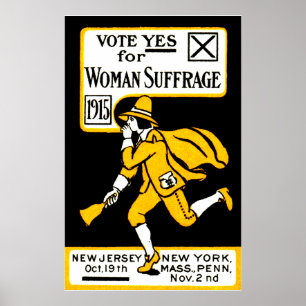 1915 oui ! Affiche du suffrage des femmes