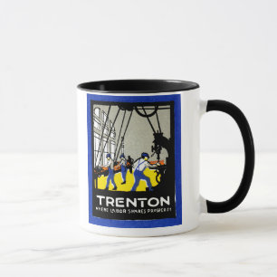 1915 Vintag Trenton New Jersey Tasse