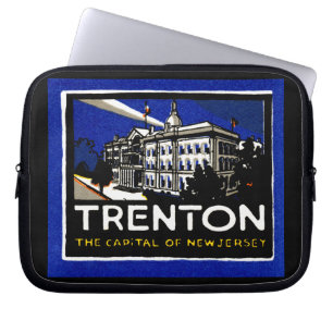 1915 Vintag Trenton NJ Laptopschutzhülle