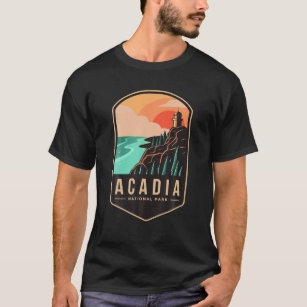 1916 Maine Bar Harbour Acadia Nationalpark T-Shirt