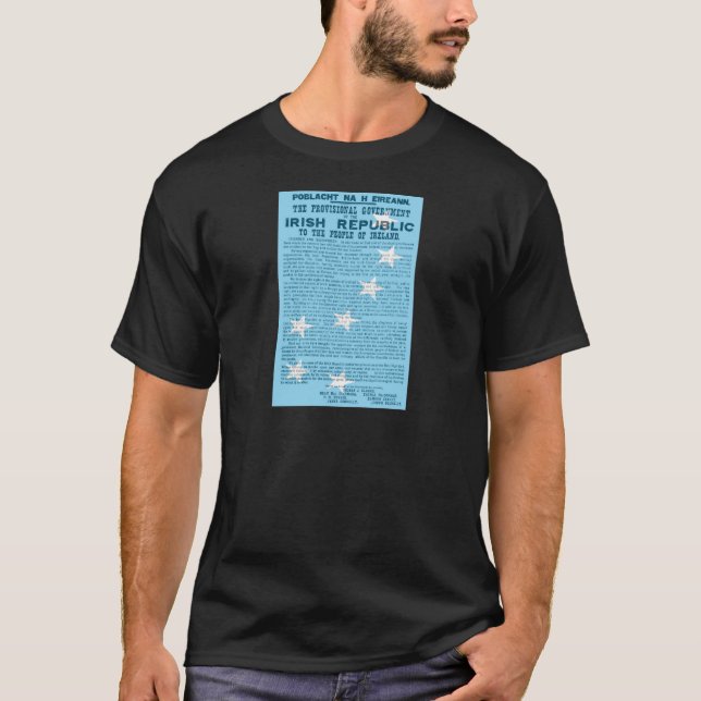 1916 Proklamation der Republik Irland - Ostern T-Shirt (Vorderseite)