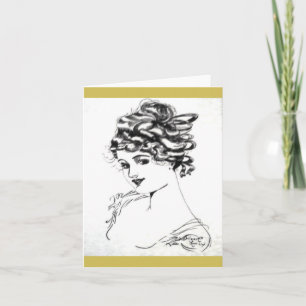 1917 Cartes de Notes Art Nouveau !