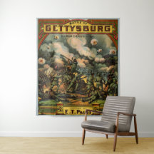 1917 Die Schlacht von Gettysburg Notendruck