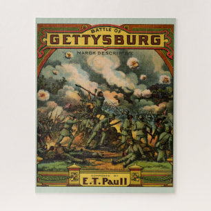 1917 die Schlacht von Gettysburg-Notenenabdeckung