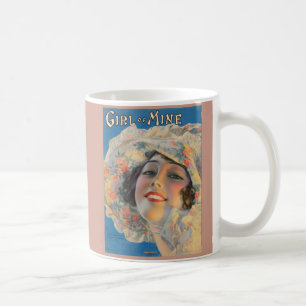 1917 Girl of Mine Notencover Kaffeetasse