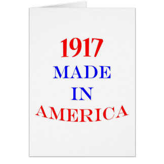 1917 machte in Amerika