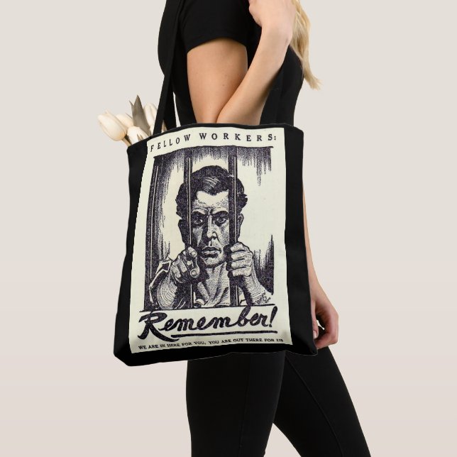 1917 Mitarbeiter denken Sie daran! Tasche (Von Nahem)