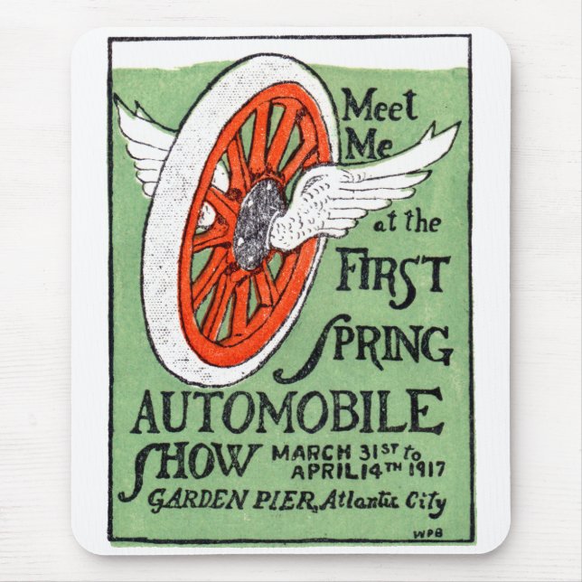 1917 New Jersey Spring Auto Show Mousepad (Vorne)