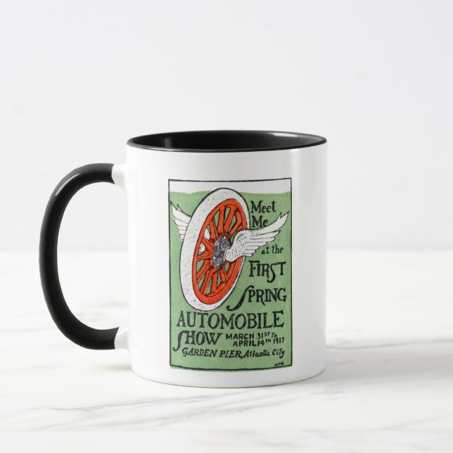 1917 New Jersey Spring Auto Show Tasse (Links)