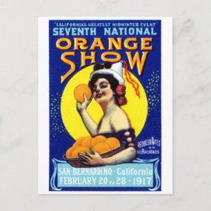 1917 San Bernardino Plakat Postkarte