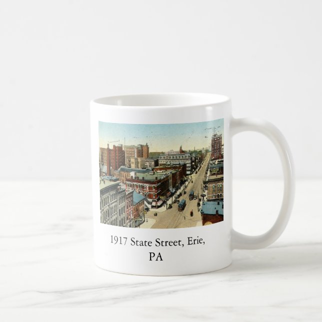 1917 Staats-Straße, Erie, PA Kaffeetasse (Rechts)
