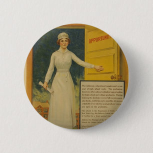 1917 WWI Plakat: Werden Sie eine ausgebildete Kran Button