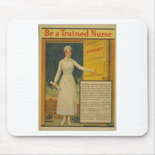 1917 WWI Plakat: Werden Sie eine ausgebildete Kran Mousepad