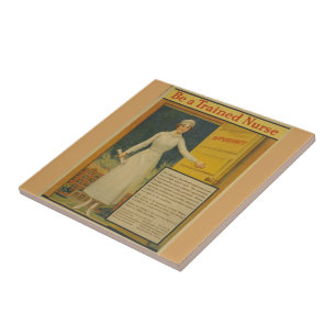 1917 WWI-Poster wird eine ausgebildete Krankenpfle Fliese