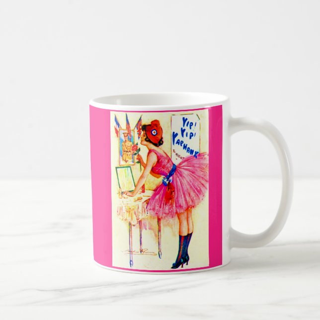 1918 Yip Yip Yaphank-Titelbild Kaffeetasse (Rechts)