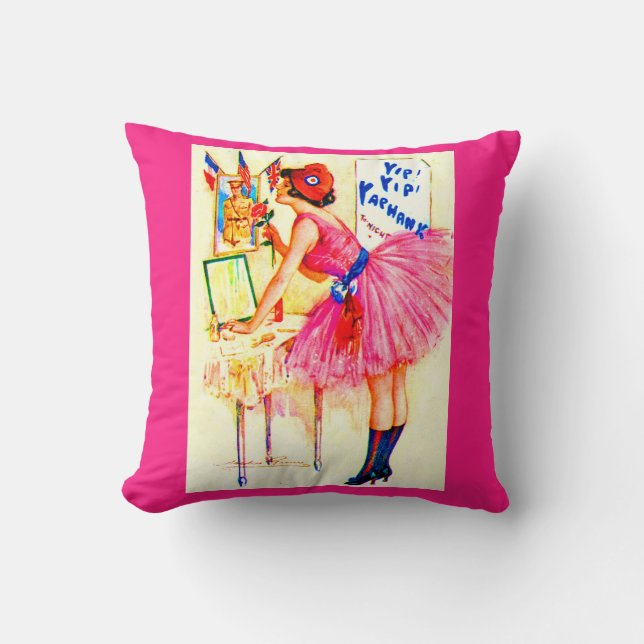 1918 Yip Yip Yaphank-Titelbild Kissen (Vorderseite)