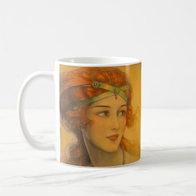 1919 Großer Rotkopf Kaffeetasse (Links)