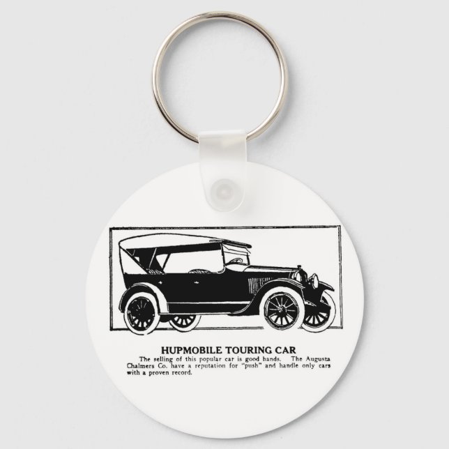1919 Hupmobile Touring Car Advertisement Schlüssel Schlüsselanhänger (Vorderseite)