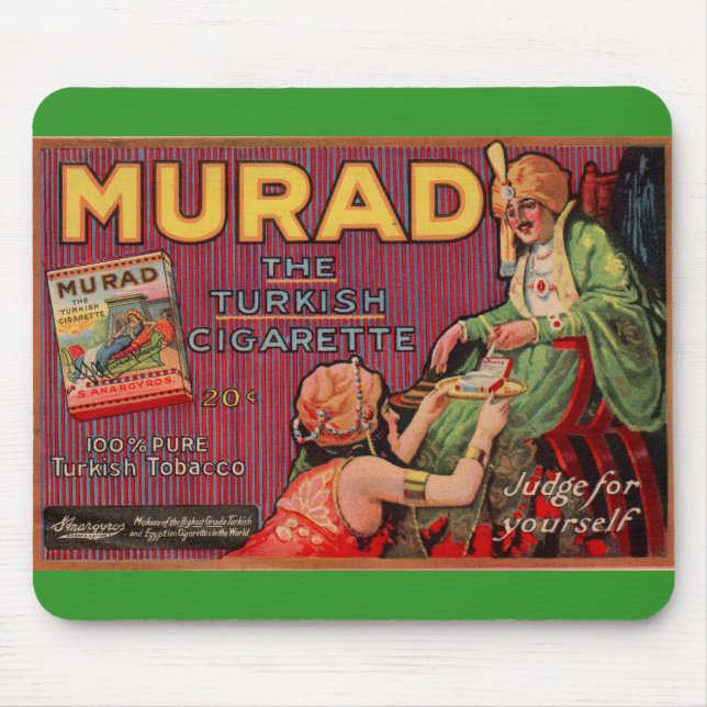 1919 Murad Zigarettenwerbung Mousepad (Vorne)