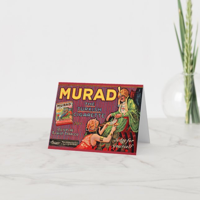 1919 Zigaretten und Muraden Karte (Vorderseite)