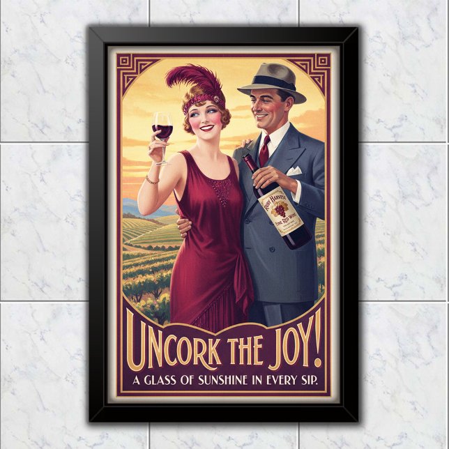 1920 Antike Ruby Harvest Weinwerbung Poster (Von Creator hochgeladen)