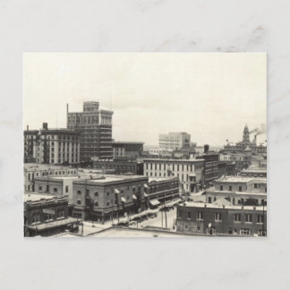 1920 Aussicht auf das Zentrum von Fort Worth, TX & Postkarte