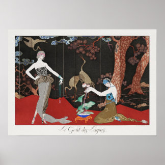 1920 Barbier Art déco Mode française Illustration