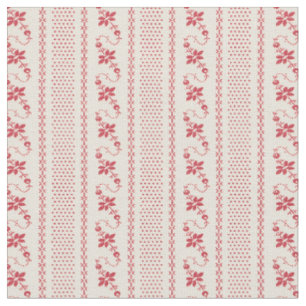 1920 Blume- und DotStreifen Stoff