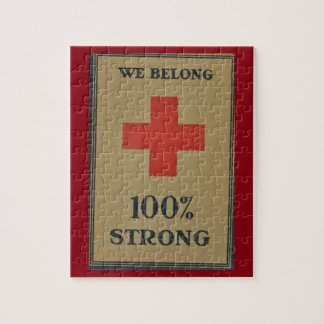 1920 Erster Weltkrieg Rotes Kreuz "Wir gehören 100
