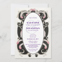 1920 Luxe Art Deco Gatsby Fashion Monogram Wedding