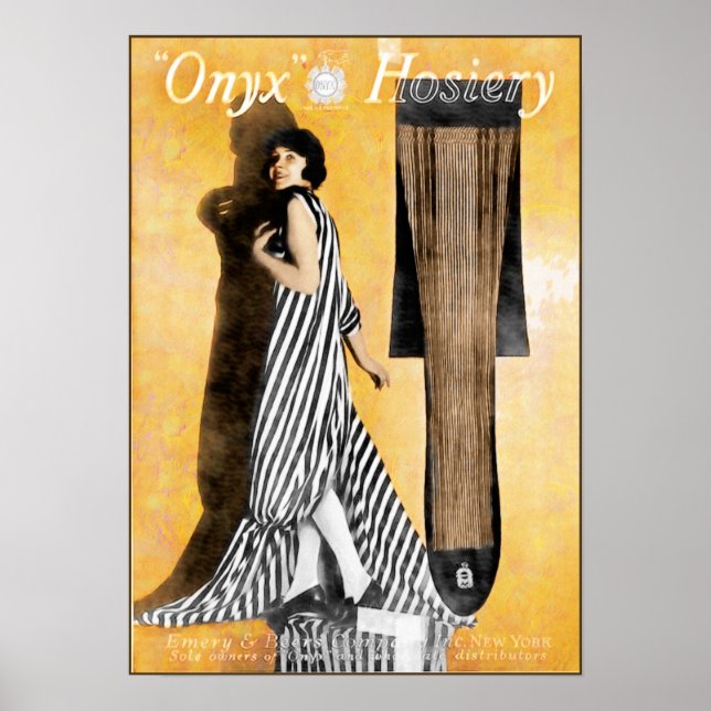 1920 Strumpfy Ad - Niedlich und künstlerisch Poster (Vorne)