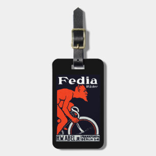 1920 Teufelsfahrt mit dem Fahrrad Gepäckanhänger