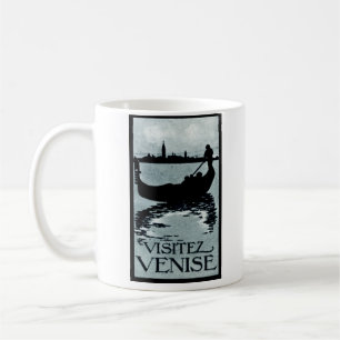 1920 Venedig Reiseplakat Kaffeetasse