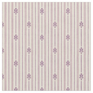 1920 Violettstreifen mit Blume Stoff