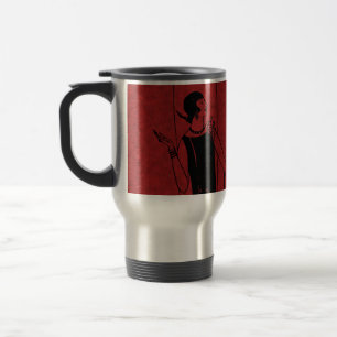 1920er Art Deco Mode-Schau-Model Reisebecher