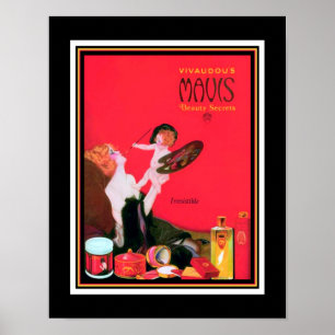 1920er Jahre Art Deco Mavis Parfümwerbung Poster