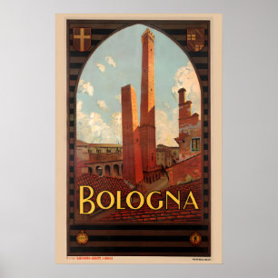 1920er Jahre „Bologna Italien“ Vintage Stil Italie Poster