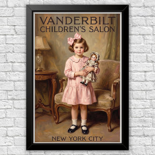 1920er Jahre Vintage Kinder Modewerbung Poster