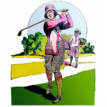 1920er Jahre Women's Golf Desk Skulptur Freistehende Fotoskulptur<br><div class="desc">Die Akrylskulptur kommt mit einem schwarzen Ständer und ist ein großartiges Gesprächsstück. Abmessungen: 3 l x 2 Zoll m. Die endgültige Größe ist ungefährlich und hängt von der ausgeschnittenen Größe des Bildes Made aus hochfestes gegossenes Acryl Optik klare Vorderseite, und hohe Glanz schwarzen Rücken Stellen Sie sicher, die Vorlage vollständig...</div>