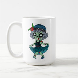 1920er Zombie Flapper Girl Kaffeetasse