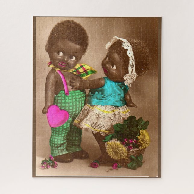 1920s Black Dolls in Love (Vertikal)
