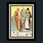 1922 Art Deco Fashion Illustration Poster<br><div class="desc">1922,  Art Deco,  Mode Illustration aus Art Gout Beaute Magazine. 18x24 hier gezeigt,  aber mehrere Größen zur Verfügung,  sowie,  Stretched Leinwand.</div>