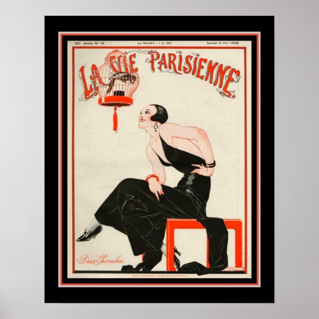 1922 Art Déco La Vie Parisienne (Devant)