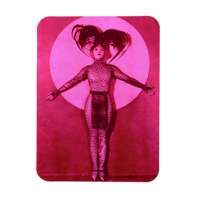 1922 dball-Filmstar aufstehen - rosa Magnet (Vertikal)