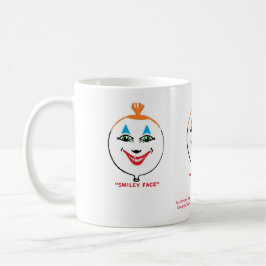 1922 eingefärbte "SMILING FACE" Ballon Kaffeemasch Kaffeetasse
