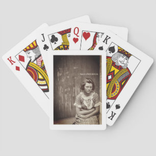 1922 Mädchen Vintag Spielkarten