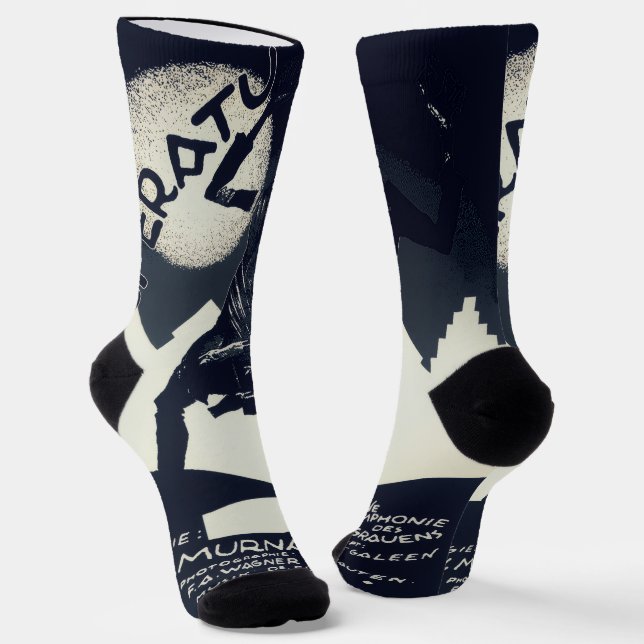 1922 'NOSFERATU'-Plakatsocken Socken (Gewinkelt)
